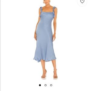 Astr the label, Rina Ruffle Midi dress, XS